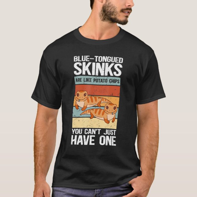 T-shirt Les Espèces Bleues Tonguées Sont Comme Des Espèces (Devant)