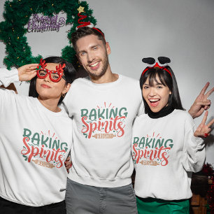 T-shirt Les esprits de cuisson bight Funny Christmas T-Shi