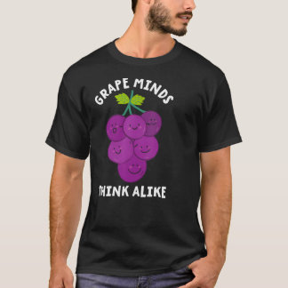 T-shirt Les esprits des raisins pensent comme - Fruits amu