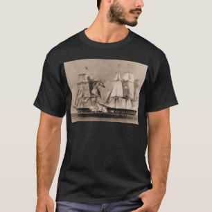 T-shirt Les Etats-Unis 1798, bateau historique des USA