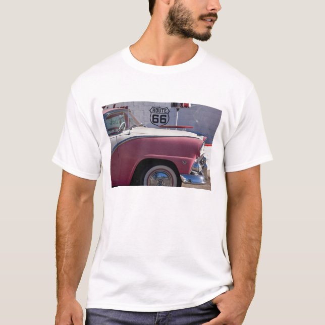 T-shirt Les Etats-Unis, Arizona, Williams. Droite. 66 (Devant)