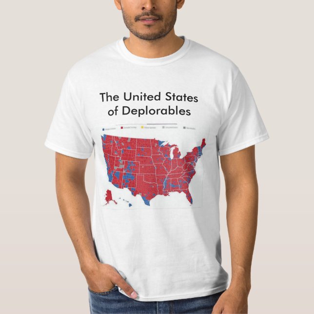 T-shirt Les Etats-Unis de Deplorables (Devant)
