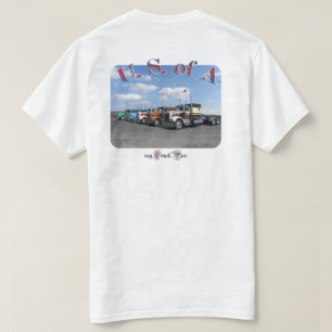 T-shirt Les États-Unis d'un Kenworth (avant de logo #2)