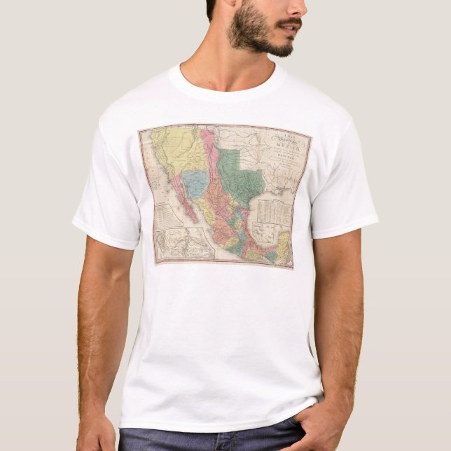 T-shirt Les Etats-Unis et le Mexique (Devant)