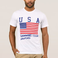 Les Etats-Unis fumant la chemise d'équipe