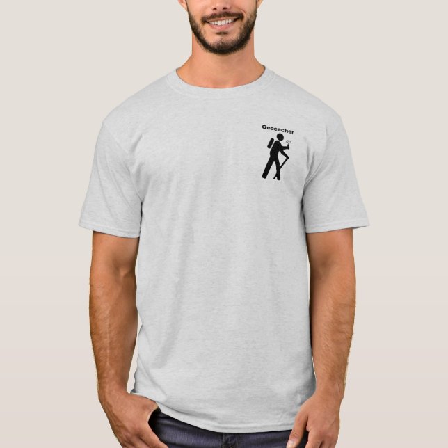 T-shirt Les Etats-Unis Geocacher (Devant)