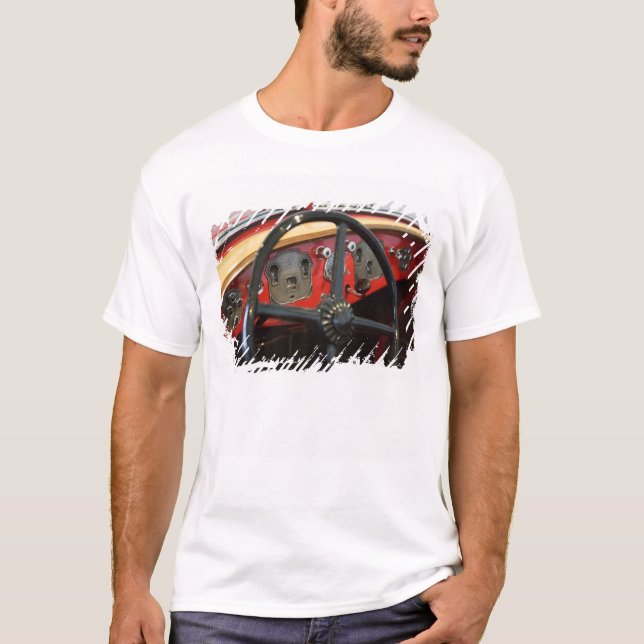 T-shirt Les Etats-Unis, Indiana, auburn : Auburn, corde, (Devant)
