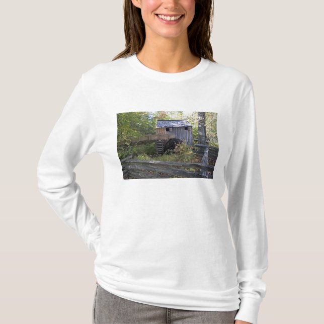 T-shirt Les Etats-Unis - Le Tennessee. Moulin de câble (Devant)