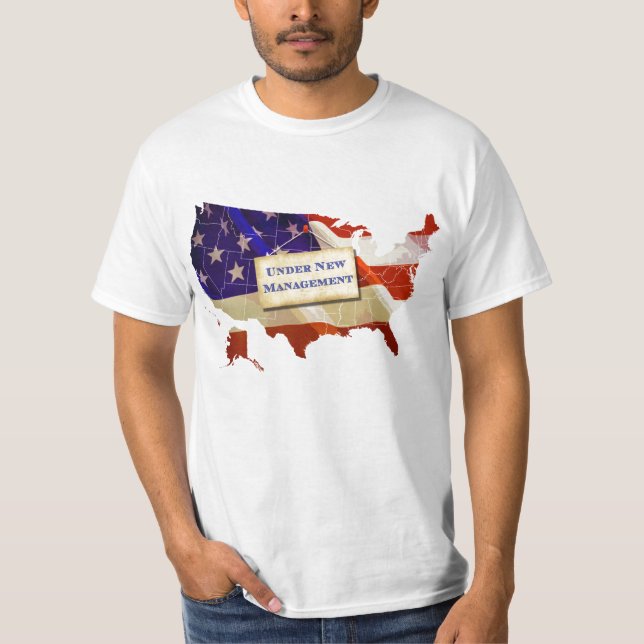 T-shirt LES Etats-Unis : Sous la nouvelle gestion (Devant)