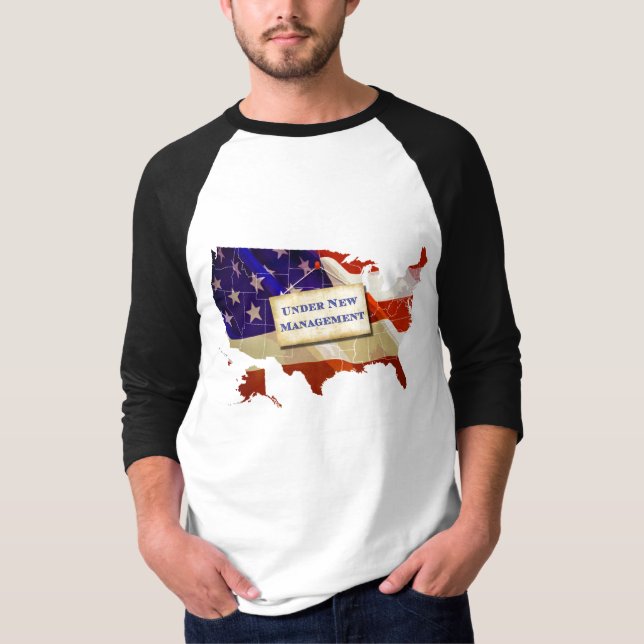 T-shirt LES Etats-Unis : Sous la nouvelle gestion (Devant)
