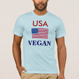 T-SHIRT LES ETATS-UNIS VÉGÉTALIENS