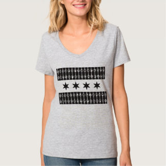 T-shirt Les étoiles de Chicago représentent la vitesse des