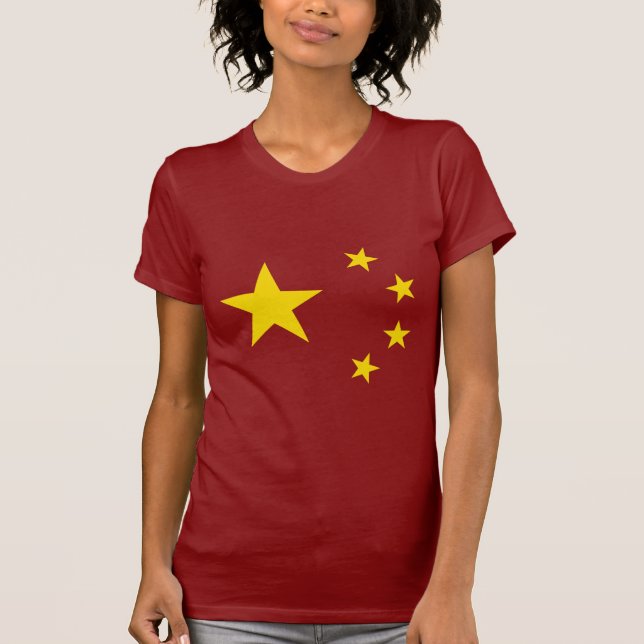T-shirt Les étoiles de la Chine (Devant)