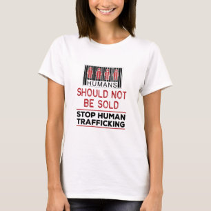 T-shirt Les êtres humains ne devraient pas être vendus p