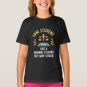 T-shirt Les étudiants en droit sont Glacières