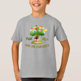 T-shirt Les excursions sur le terrain sont mon préféré