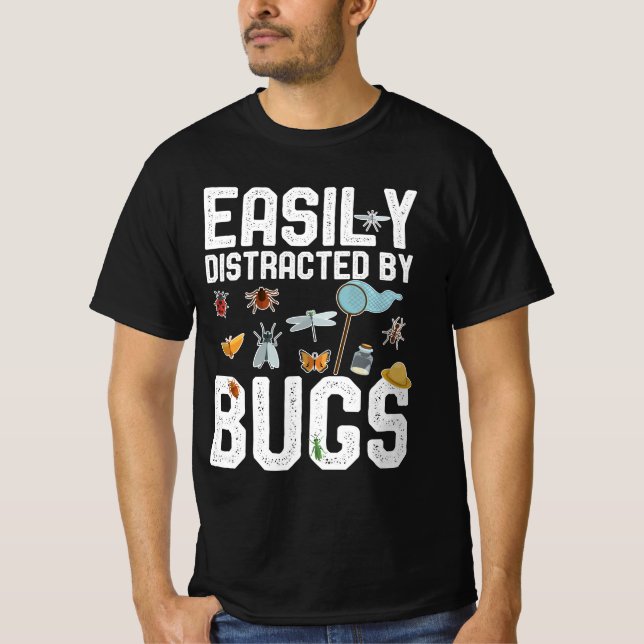 T-shirt Les expressions amusantes des Entomologistes sont  (Devant)