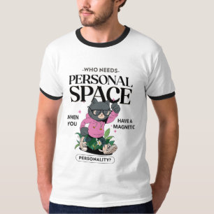 T-shirt Les extravertis ont une personnalité magnétique