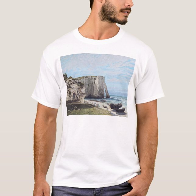 T-shirt Les falaises chez Etretat après la tempête, 1870 (Devant)