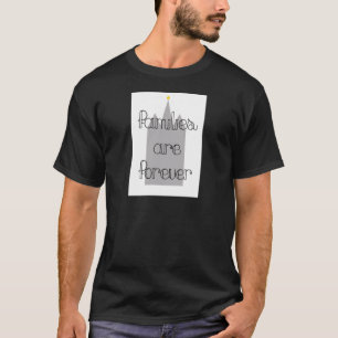 T-shirt les familles sont éternelles temple mormon lds