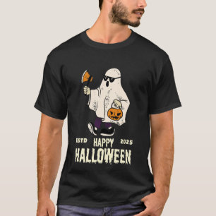 T-shirt Les fantômes d'Halloween se déplacent dans l'ombre