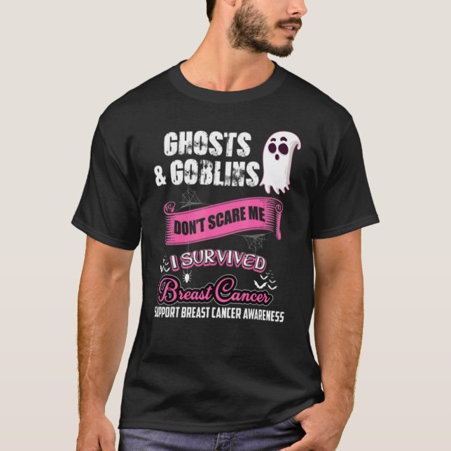 T-shirt Les Fantômes Et Les Goblins Ne Me Craignent Pas (Devant)