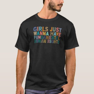 T-shirt Les Féministes Veulent Juste Avoir Des Droits Rain