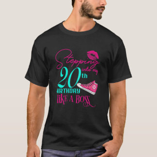 T-shirt Les femmes 20e anniversaire Comme un patron drôle 