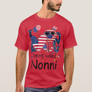 T-shirt Les Femmes 4 juillet Aimer Être Appelées Non Sunfl