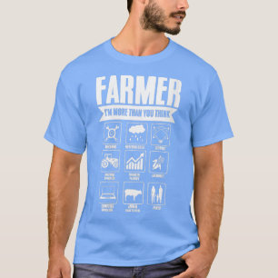 T-shirt Les Femmes Agricultrices Je Suis Plus Que Vous Pen