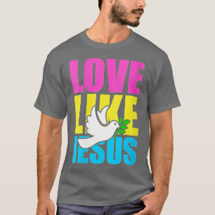T-shirt Les Femmes Aiment Comme Jésus Dove (1)