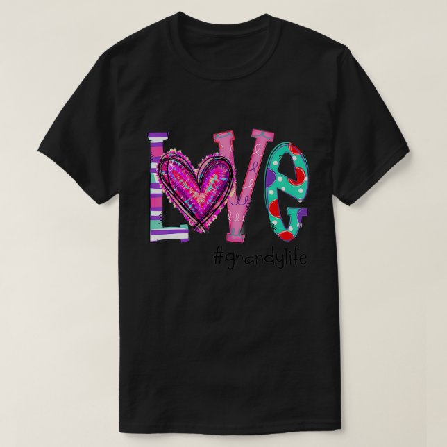 T-shirt Les femmes aiment Grandy Vie des coeurs Saint-Vale (Design devant)