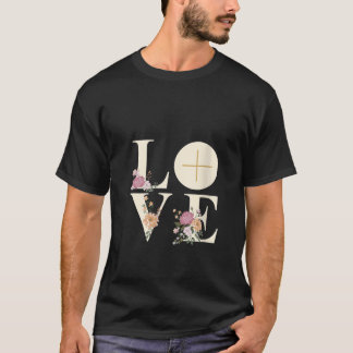T-shirt Les femmes aiment la Croix de la liturgie eucharis