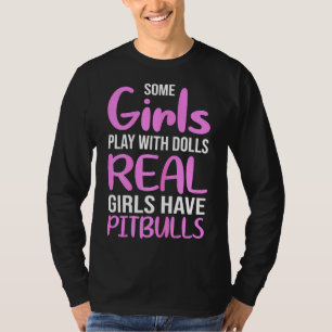 T-shirt Les femmes amusantes Pitbull Mama