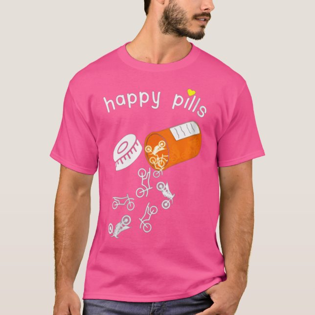 T-shirt Les femmes bonnes pilules Moto (Devant)