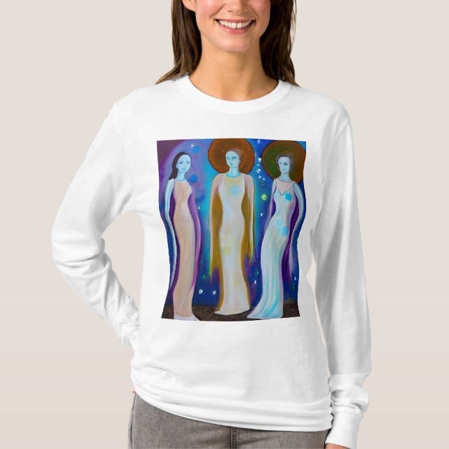 T-shirt Les femmes célestes oeuvre Abstraite (Devant)