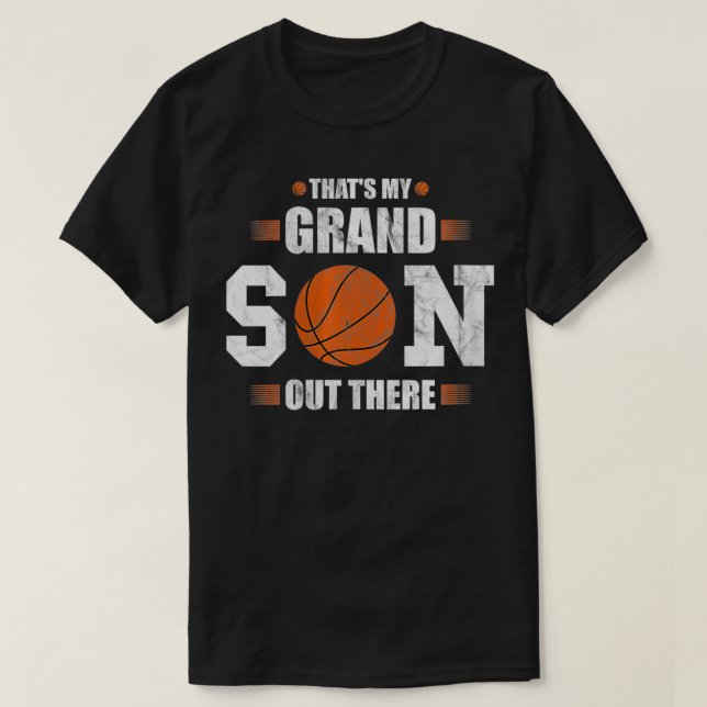 T-shirt Les femmes c'est mon petit-fils dehors Basketball  (Design devant)
