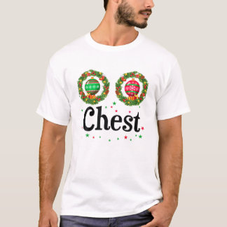 T-shirt Les femmes châtaignes Couple Costume de Noël étaie