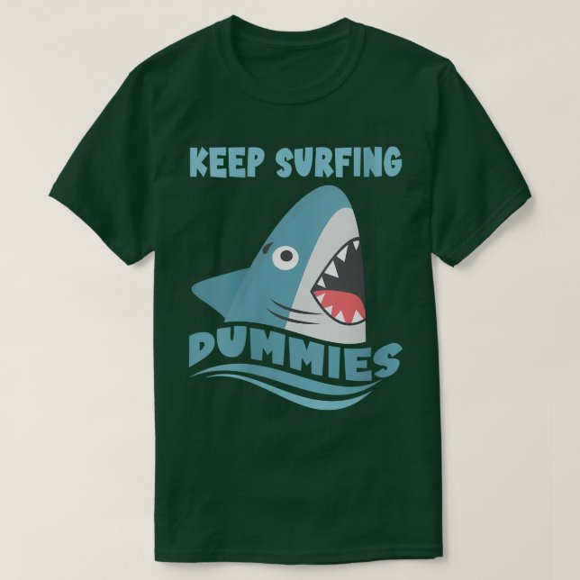 T-shirt Les Femmes Continuent À Surfer Les Monnaies Surfin (Design devant)