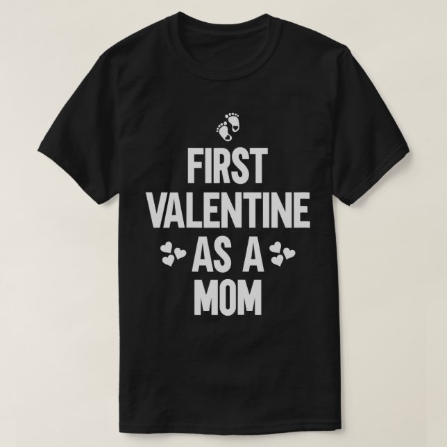 T-shirt Les Femmes D'Abord Valentine Comme Une Mère D'Abor (Design devant)