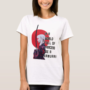 T-shirt Les Femmes Dans Un Monde Plein De Princesses Sont