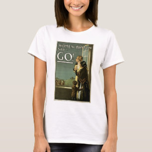 T-shirt Les femmes de la Grande-Bretagne disent VONT !