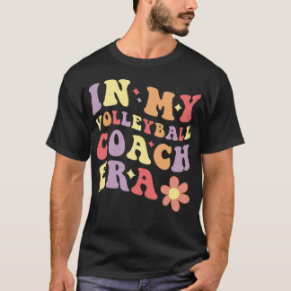 T-shirt Les Femmes De Mon Entraîneur De Volley-Ball À L'Èr