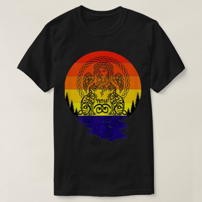 T-shirt Les femmes déesse nordique Freyja (Design devant)