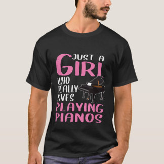 T-shirt Les FEMMES Don Juste Une Fille Qui Aime Vraiment J