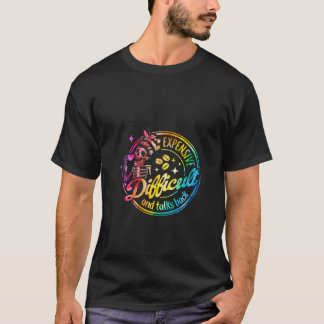 T-shirt Les Femmes Drôle Difficile Coûteux Et Parle De Moi