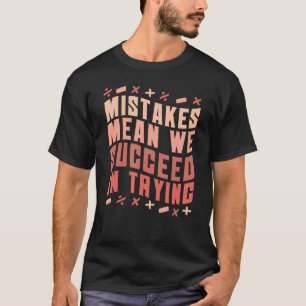 T-shirt Les Femmes Enseignantes Croissance Positive L'Espr