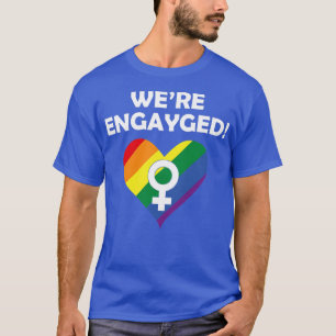 T-shirt Les Femmes Étaient EnGAY Gay Mariées Gay LGBT
