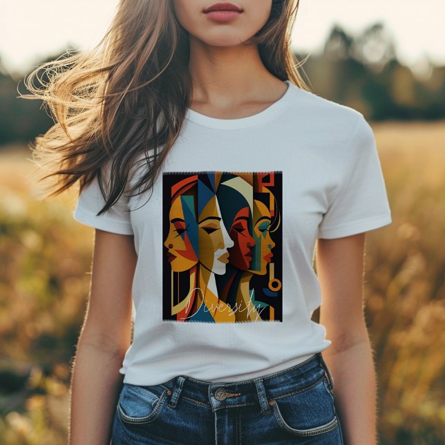 T-shirt Les femmes face (Créateur téléchargé)