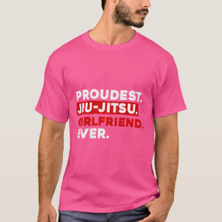 T-shirt Les Femmes Fier La Fille Jiu-Jitsu Jamais